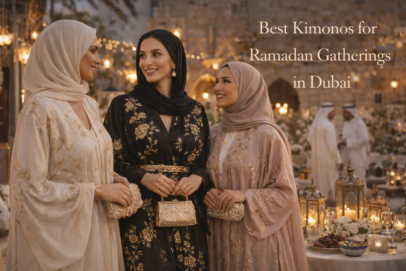 Best Kimonos for Ramadan Gatherings in Dubai?
